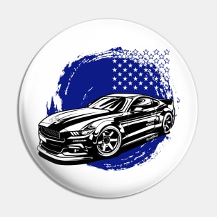 Ford Mustang GT american muscle Pin