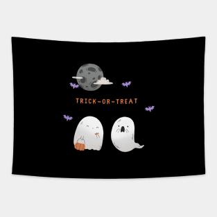 Trick-or-Treat Illustrated Halloween Tapestry