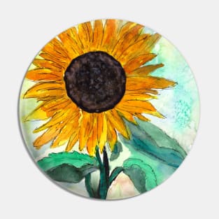 Garden Sunflower Pin