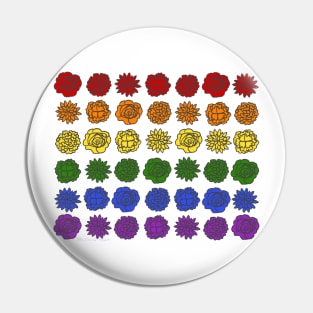 LGBT Flowers Pin