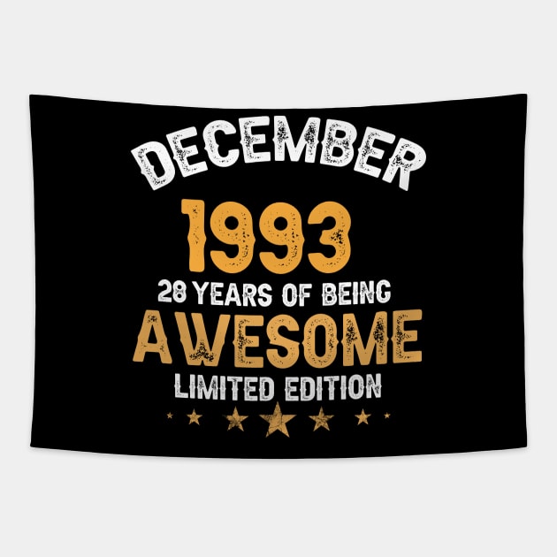 December 1993 28 years of being awesome limited edition Tapestry by yalp.play