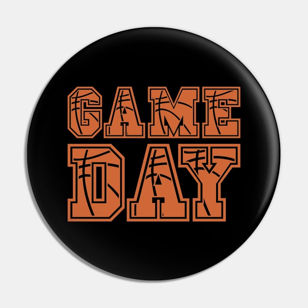 Game Day Basketball Lover Basketball Player Funny Basketball Pin by smartrocket