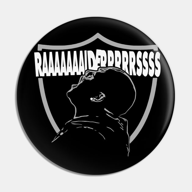 AP RAIDERS Pin by T-Shirt Bros