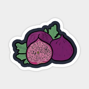 Fall season, fresh juicy figs Magnet