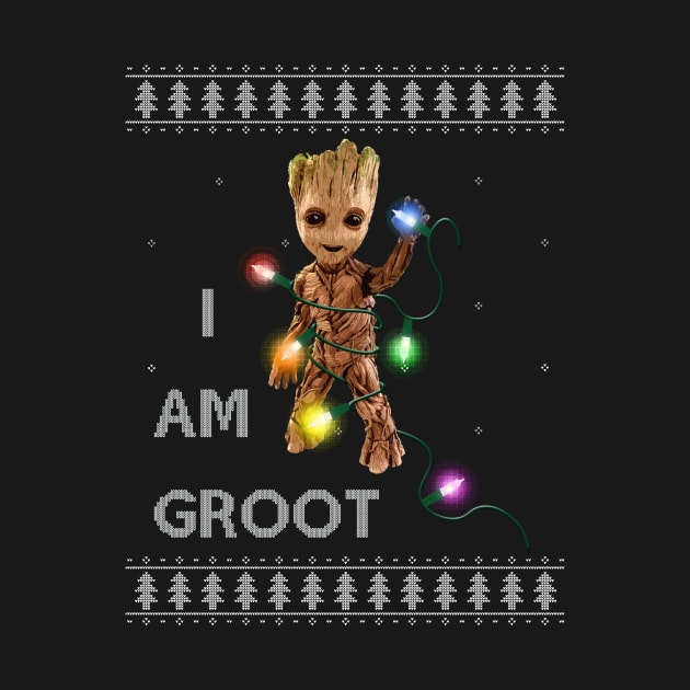 Baby Groot Christmas Lights Guardians Of The Galaxy by Bevatron