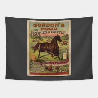 Vintage retro horse poster art Tapestry