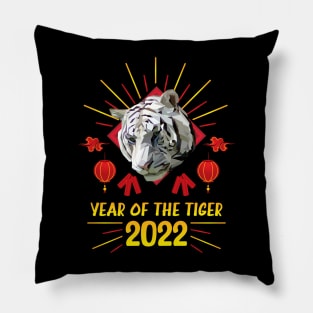 Good Luck Zodiac Happy Chinese New Year of the Tiger 2022 Pillow