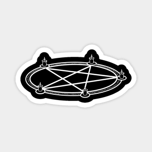 summoning candles | Summoning Circle | pentagram Magnet