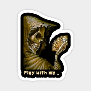 scary play with me t-shirt Magnet