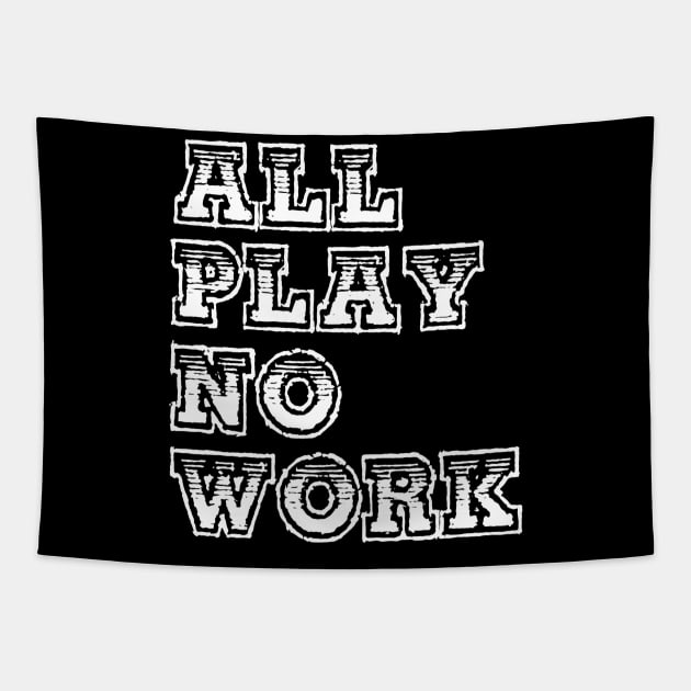 All Play Tapestry by LefTEE Designs