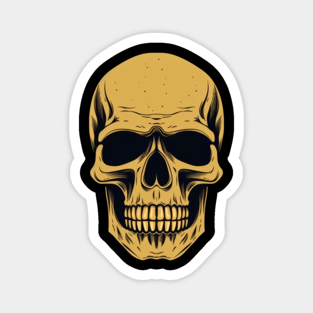 Human Skull Magnet by Merchgard