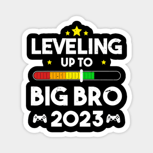Leveling Up To Big Bro Promoted to Brother Est 2023 Loading Magnet