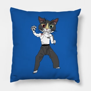 Karate Cat Pillow