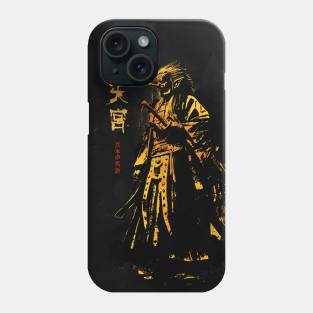 Dark sumi e Tengu Phone Case