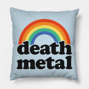 Death Metal: Rainbow of Doom Pillow
