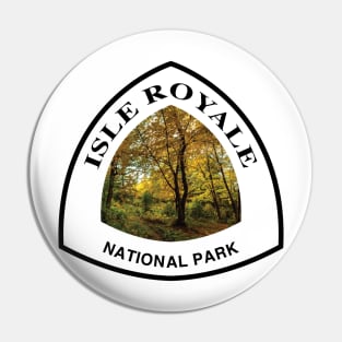 Isle Royale National Park shield Pin