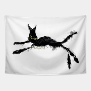 Funny Cat Meme Blur Tapestry for Sale by volkaneeka