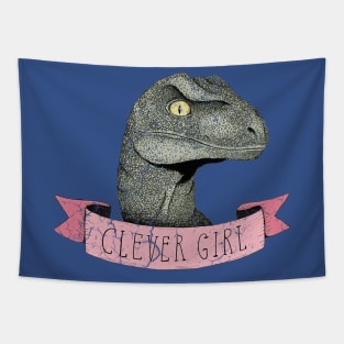 PINK CLEVER GIRL Tapestry