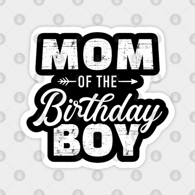 Mom of the birthday boy Magnet by Mitsue Kersting