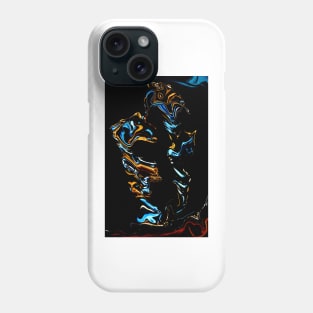 BLUE AND BLACK Phone Case