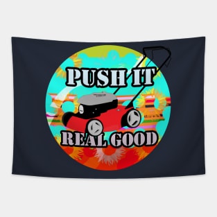 Red Mower Tapestry