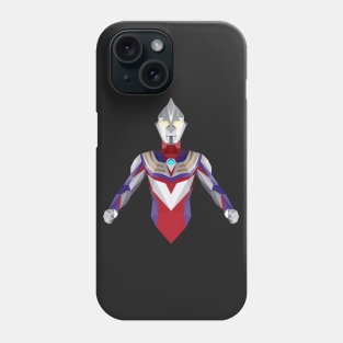 Ultraman Tiga (Multi-Type) Low Poly Art Phone Case