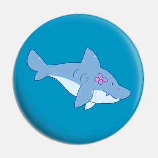 Flower Shark Pin