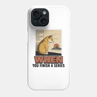 Sad Dog Meme Binge watching Phone Case