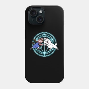 Fullmetal alchemist fusion - cyan glow Phone Case