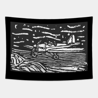 Starry night joyride Tapestry