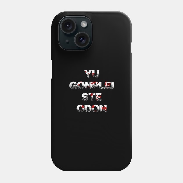 Yu Gonplei Ste Odon Phone Case by Science Design