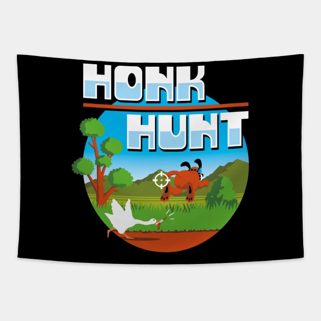 Honk Hunt Tapestry by Olipop