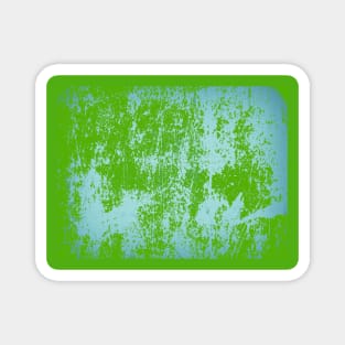 Blue green grunge Magnet