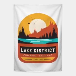 The Lake District - Cumbria England Tapestry