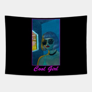 Cool Girl Tapestry