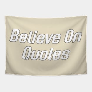 The Power of Belief in Quotes Tapestry