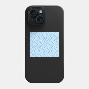 Abstract zigzag - blue. Phone Case