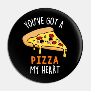 You've Got A Pizza My Heart Cute Pizza Pun Pin