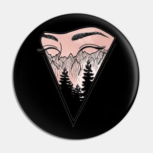 Natural face Pin