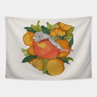 Oriole in Citrus Grove Tapestry