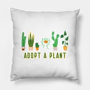 Adopt a plant Pillow