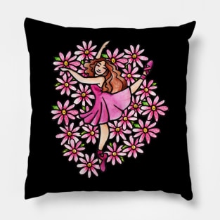 Ballerina Dancer Pillow