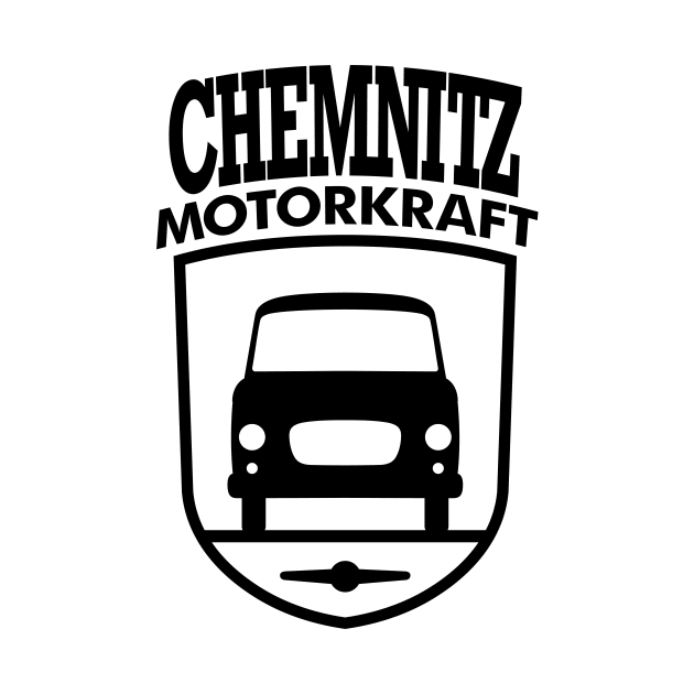 Barkas B1000 Motorkraft Chemnitz coat of arms (black) by GetThatCar