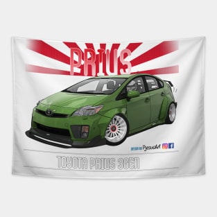 Toyota Prius 2JZ Green Tapestry