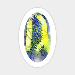 Oval Abstract Magnet