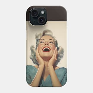 Happy Vintage Woman Phone Case