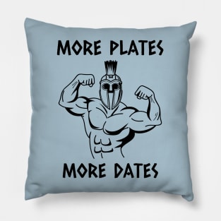 More plates more dates Pillow