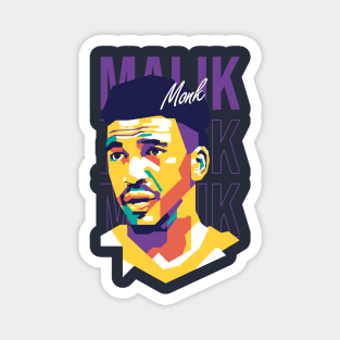 Malik Monk On WPAP Art 2 Magnet