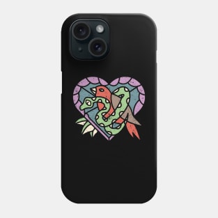 Snake and Bird Love Phone Case