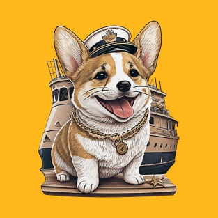 Jolly commandeering Corgi T-Shirt